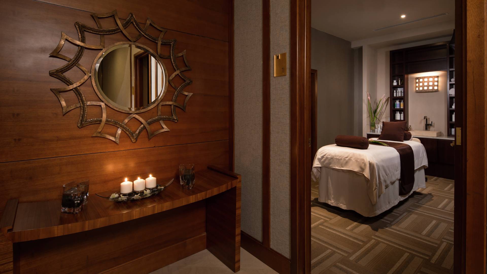 Меню и процедуры спа-центра Waldorf Astoria Panama City, Пенсильвания